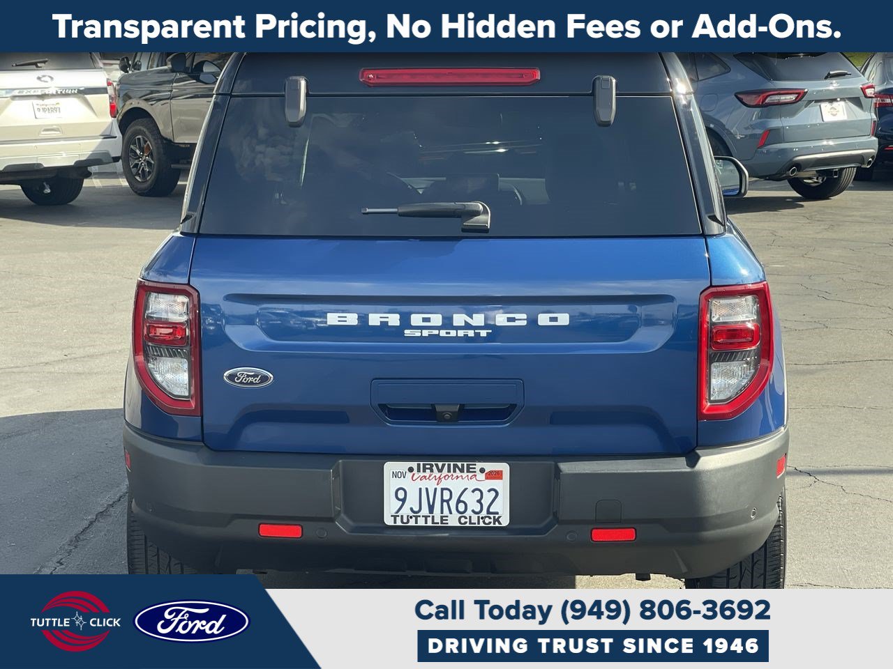 Certified 2023 Ford Bronco Sport Outer Banks w/ Tech Package AWD/4WD image 14