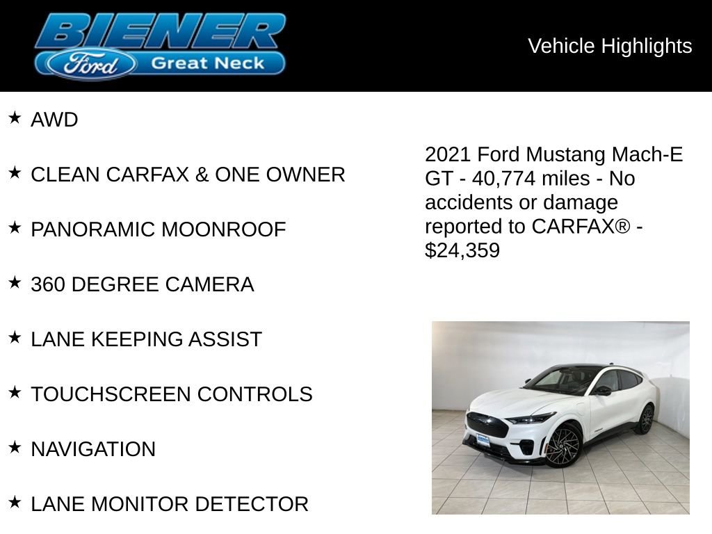 Certified 2021 Ford Mustang Mach-E GT w/ GT Performance Edition image 9