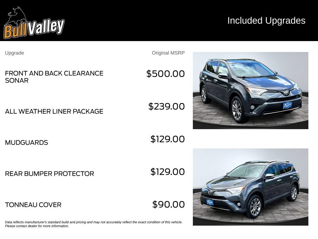 Used 2017 Toyota RAV4 Limited w/ All Weather Liner Package AWD/4WD image 10