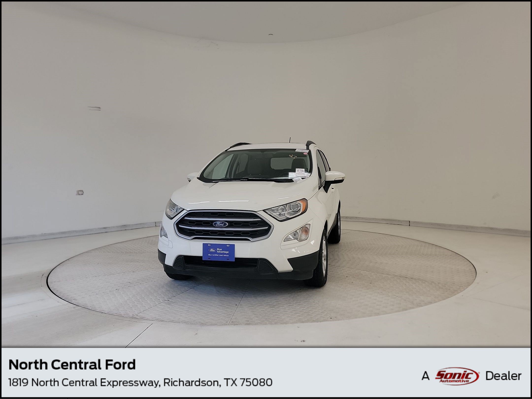 Certified 2020 Ford EcoSport SE