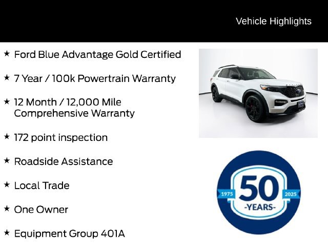 Certified 2021 Ford Explorer ST w/ Equipment Group 401A AWD/4WD image 6