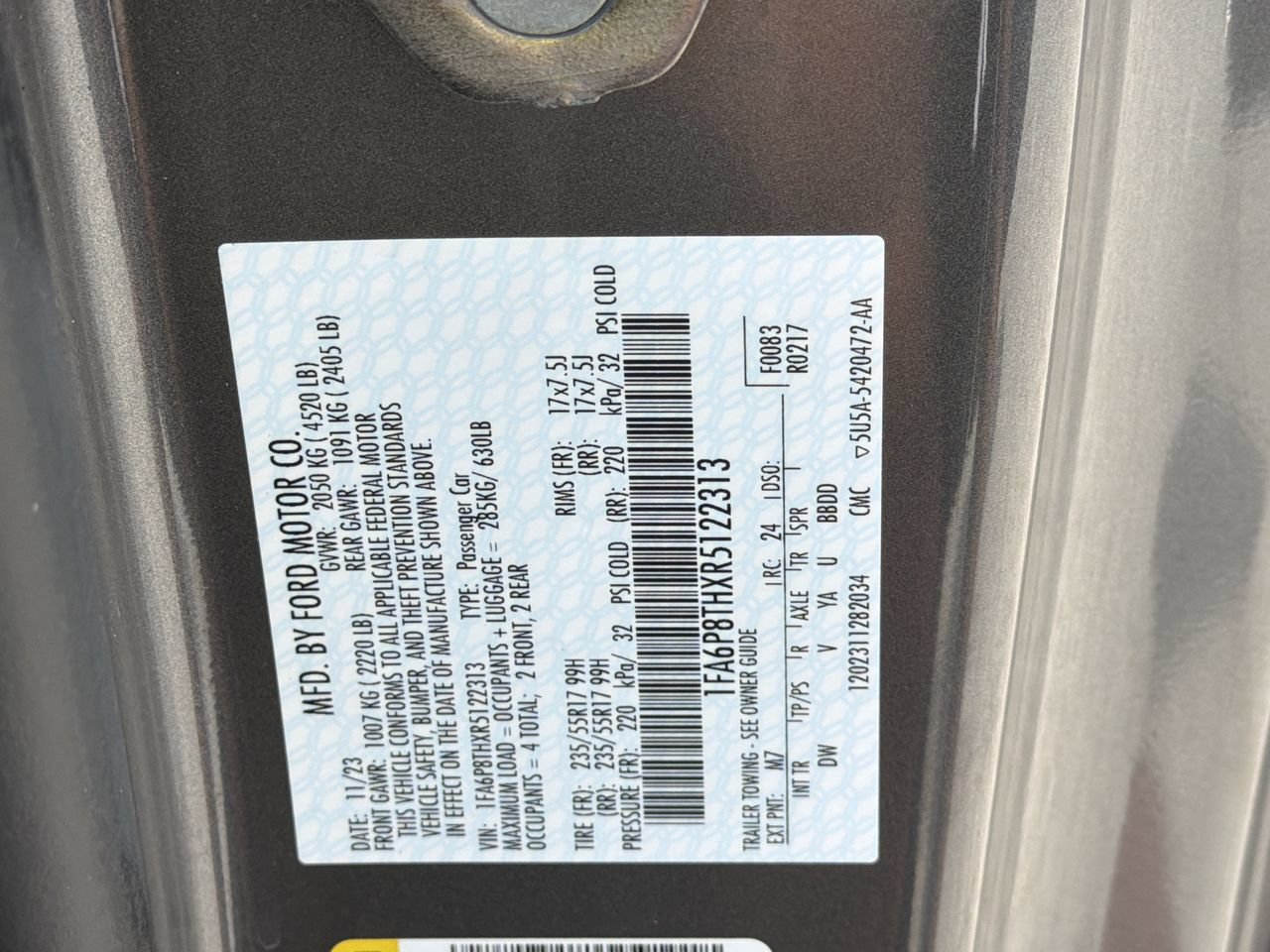 Certified 2024 Ford Mustang Coupe RWD image 31