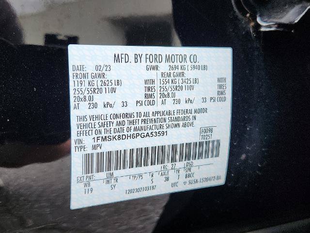 Certified 2023 Ford Explorer XLT w/ Equipment Group 202A AWD/4WD image 27