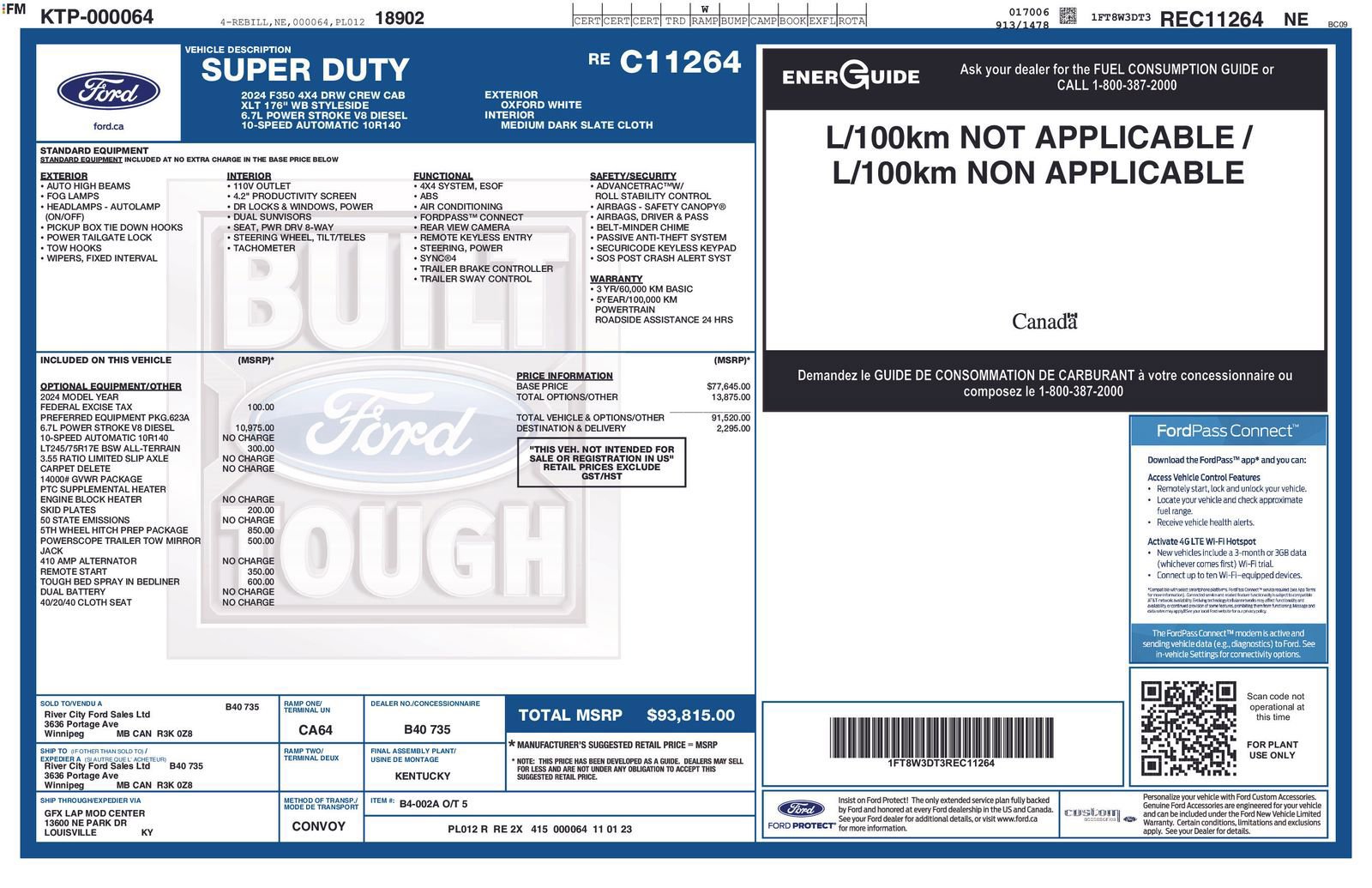 Certified 2024 Ford F350 XLT AWD/4WD image 9