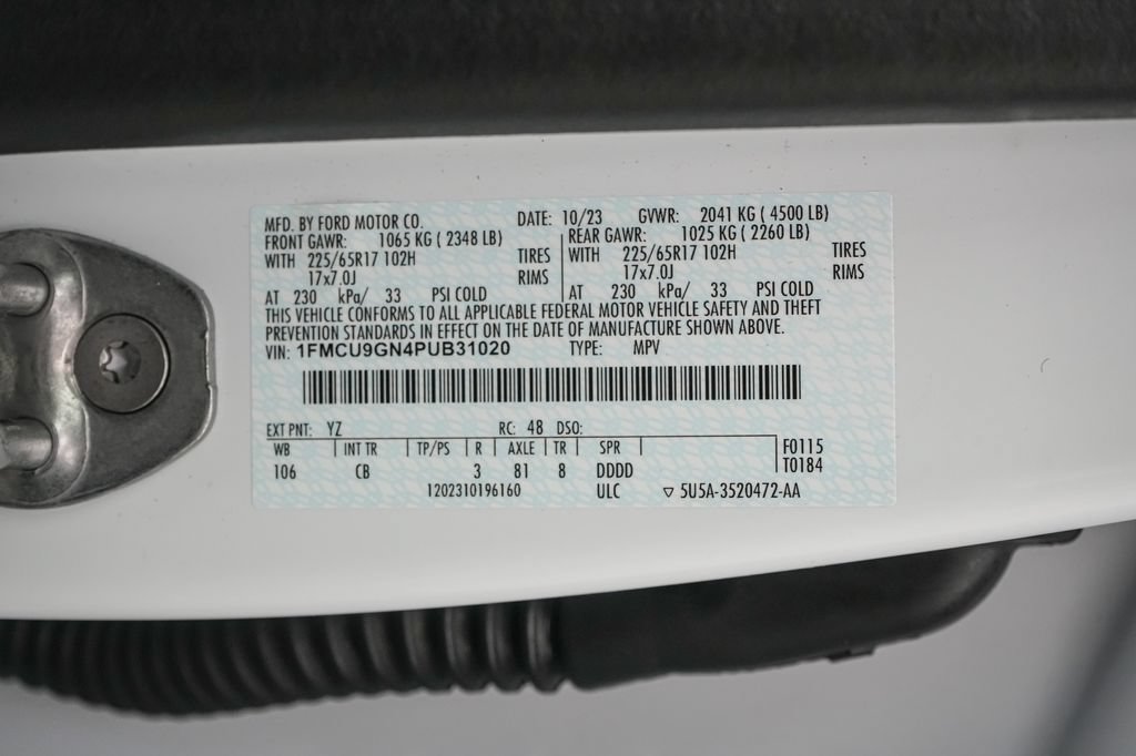 Certified 2023 Ford Escape Active AWD/4WD image 23