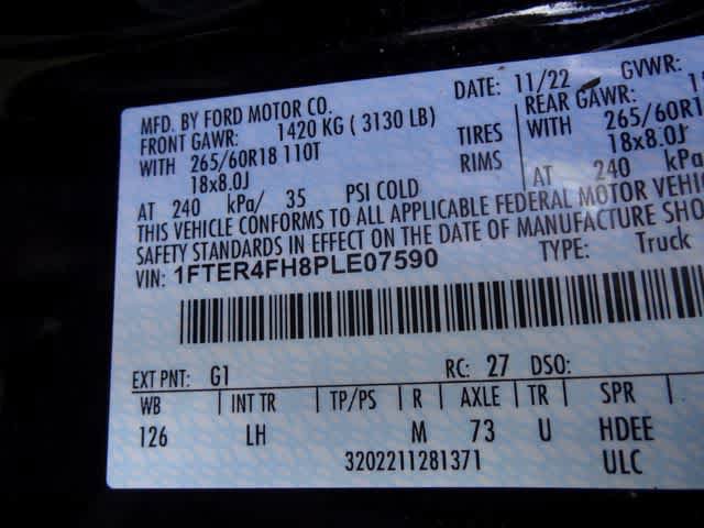 Certified 2023 Ford Ranger XLT w/ Equipment Group 301A Mid AWD/4WD image 32
