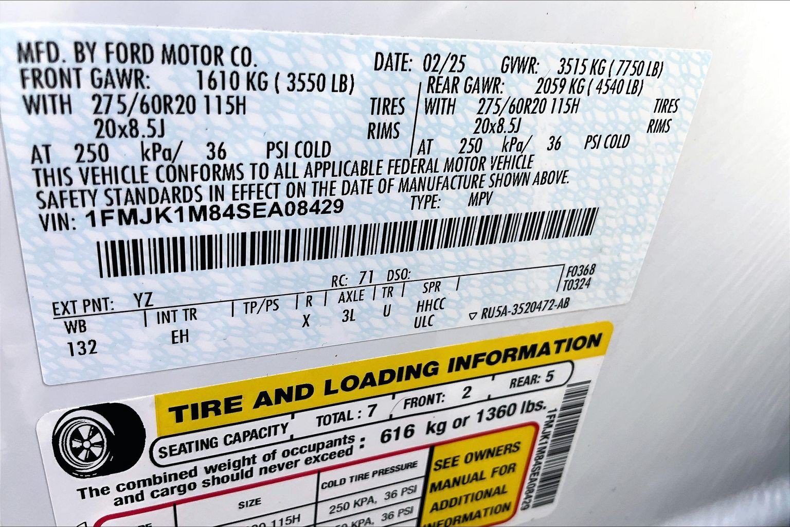 Certified 2025 Ford Expedition Max Platinum AWD/4WD image 33