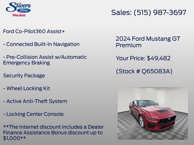 Certified 2024 Ford Mustang GT Premium RWD image 16