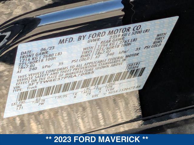 Certified 2023 Ford Maverick XLT w/ XLT Luxury Package FWD image 24
