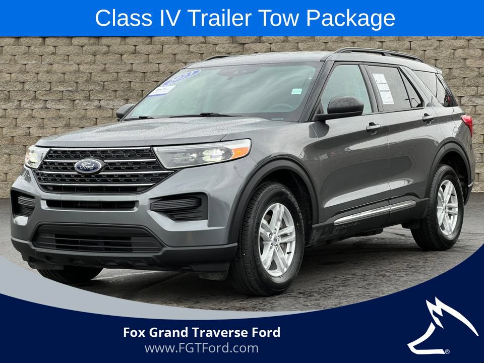 Certified 2023 Ford Explorer XLT w/ Class IV Trailer Tow Package AWD/4WD image 1