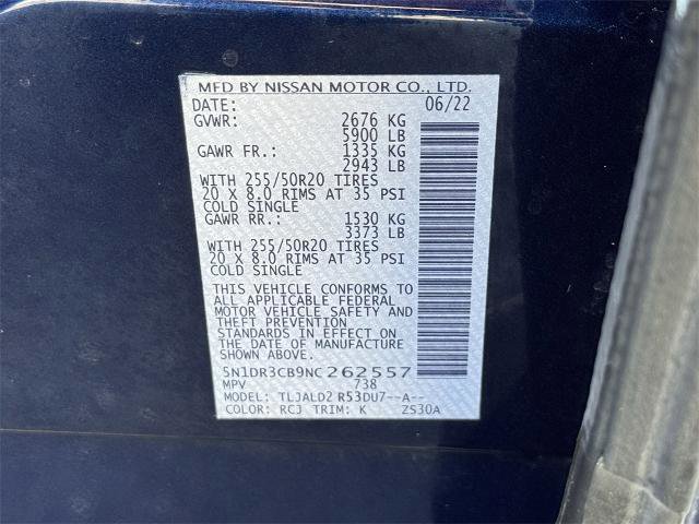 Used 2022 Nissan Pathfinder SL w/ SL Premium Package image 12