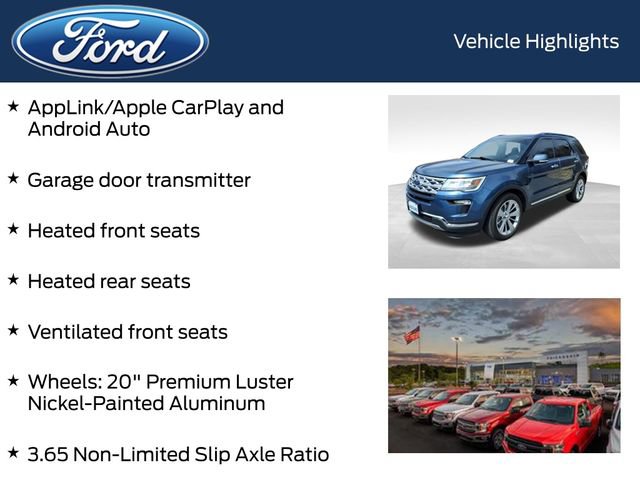 Certified 2019 Ford Explorer Limited w/ Class III Trailer Tow Package image 13