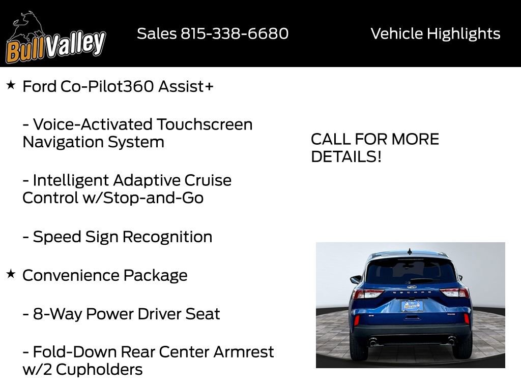 Certified 2022 Ford Escape SE w/ SE Sport Appearance Package AWD/4WD image 10