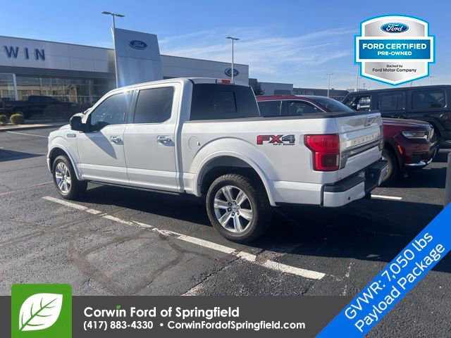 Certified 2018 Ford F150 Platinum w/ Equipment Group 701A Luxury image 6