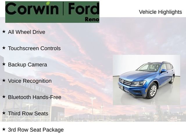 Used 2018 Volkswagen Tiguan S w/ 3rd Row Seat Package image 2
