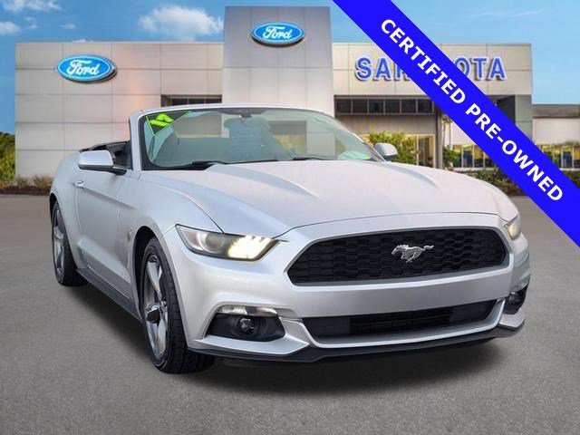 Certified 2017 Ford Mustang Convertible w/ Equipment Group 051A RWD image 1