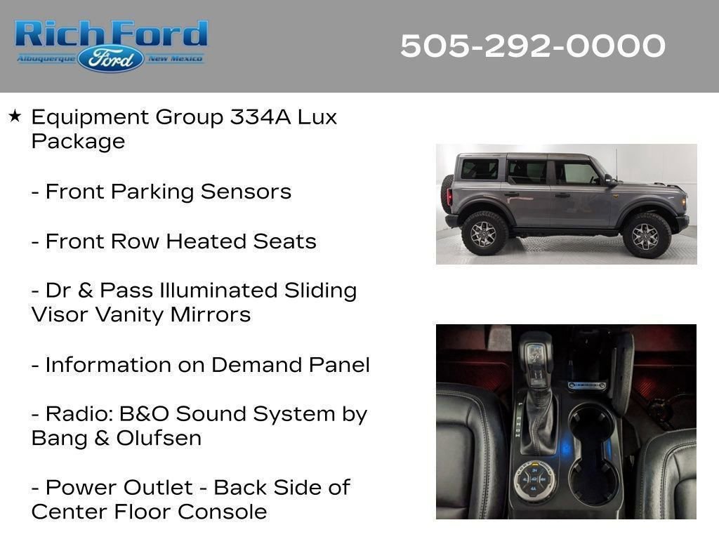 Certified 2025 Ford Bronco Badlands AWD/4WD image 68