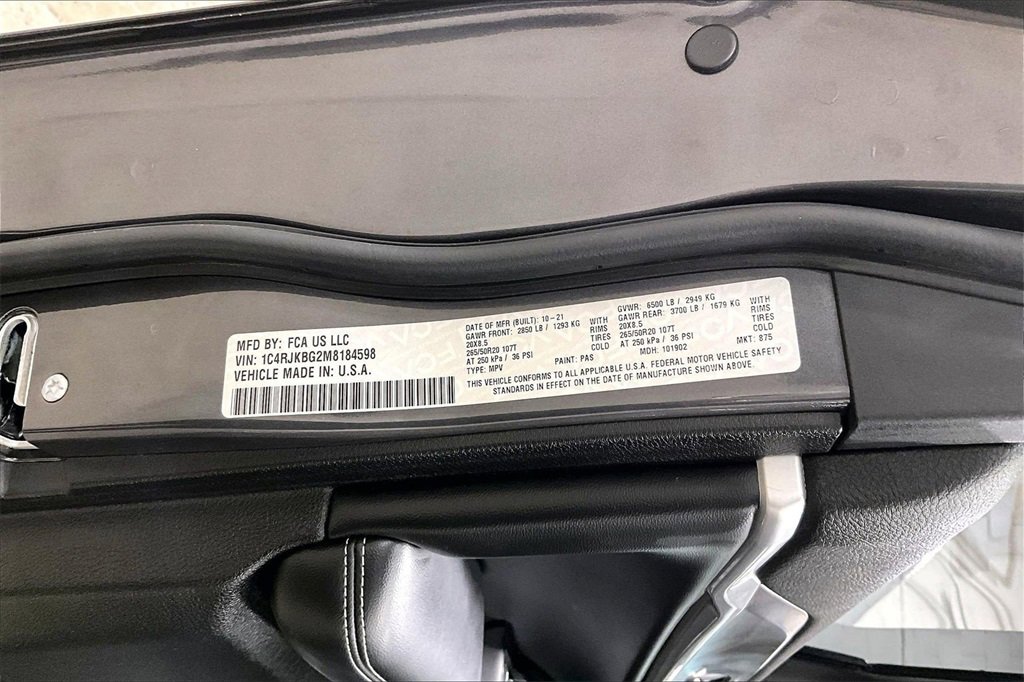 Used 2021 Jeep Grand Cherokee L Limited image 33