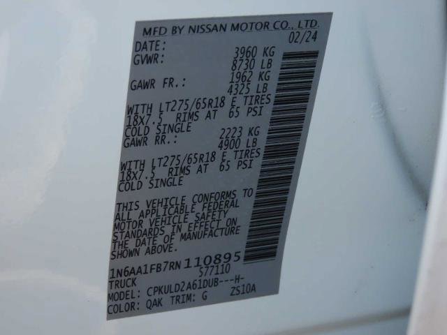 Used 2024 Nissan Titan PRO-4X w/ Pro-4x Convenience Package image 36