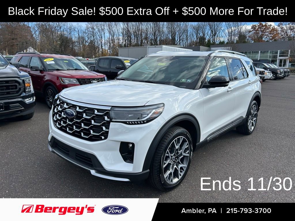 Certified 2025 Ford Explorer Platinum w/ Ultimate Package