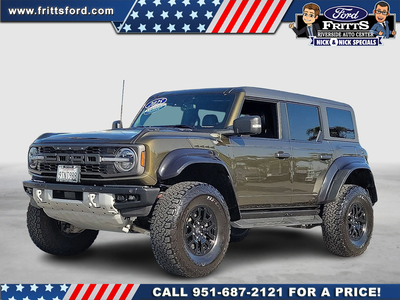Certified 2025 Ford Bronco Raptor