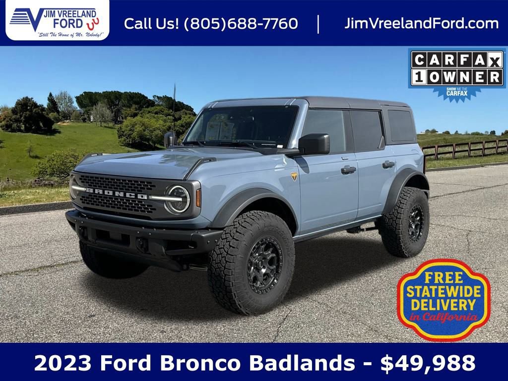 Certified 2023 Ford Bronco Badlands AWD/4WD image 1