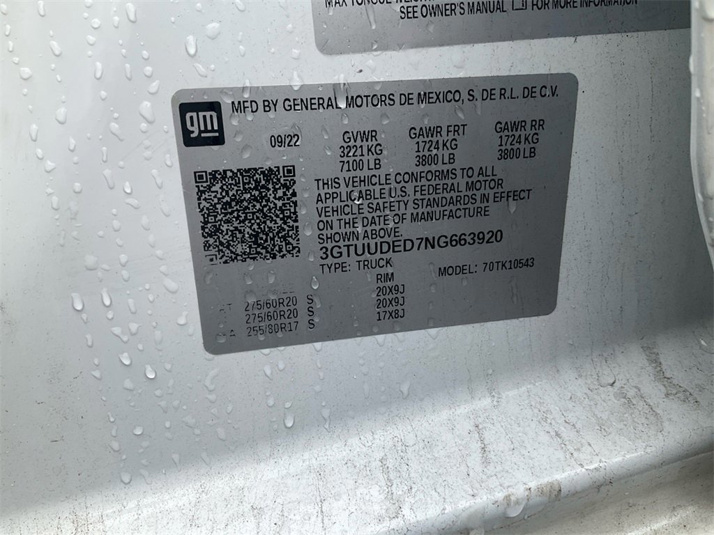 Used 2022 GMC Sierra 1500 SLT w/ SLT Premium Plus Package image 18