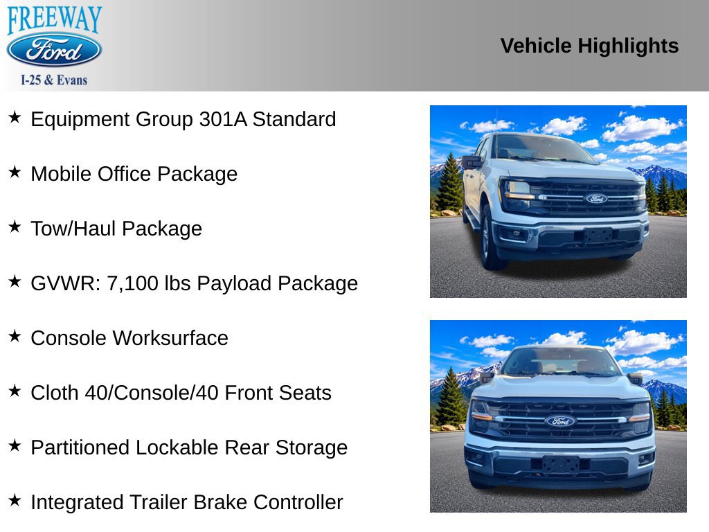 Certified 2024 Ford F150 XLT w/ Mobile Office Package AWD/4WD image 4
