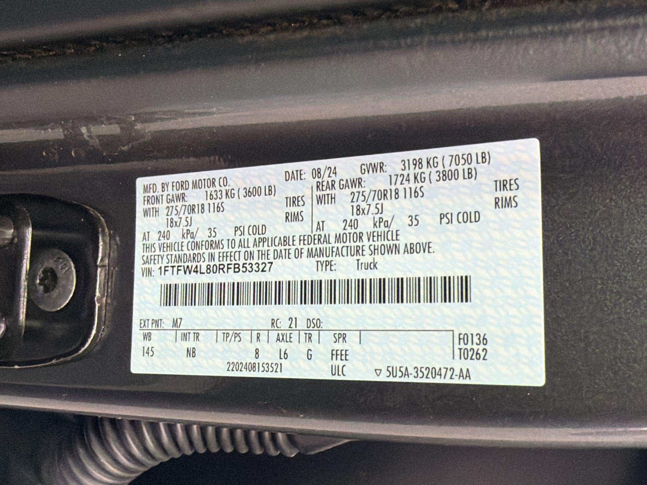 Certified 2024 Ford F150 Tremor w/ Equipment Group 402A High AWD/4WD image 18