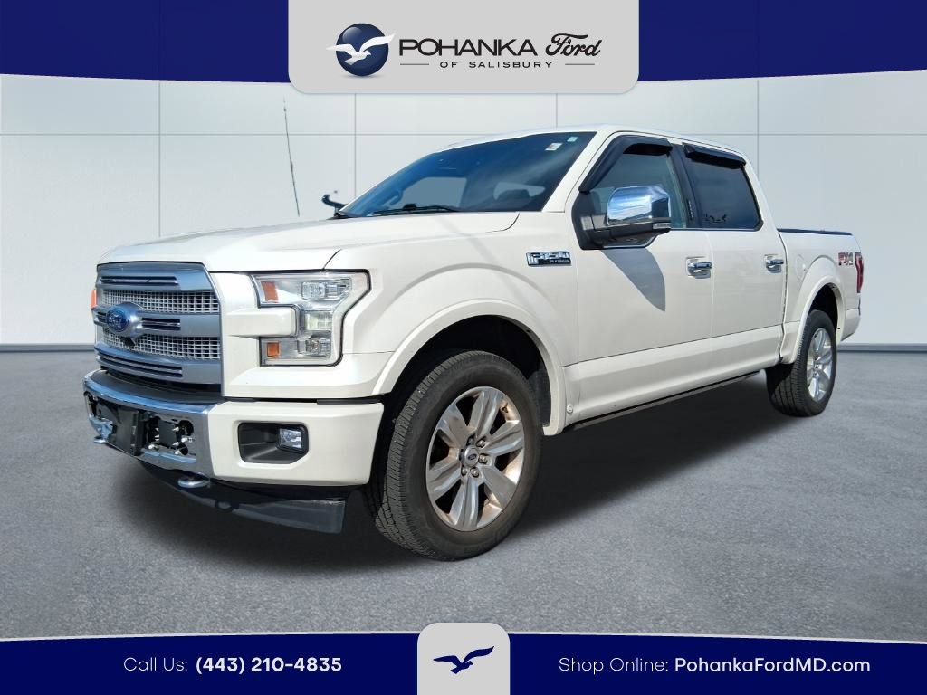 Certified 2017 Ford F150 Platinum w/ Equipment Group 701A Luxury AWD/4WD image 1