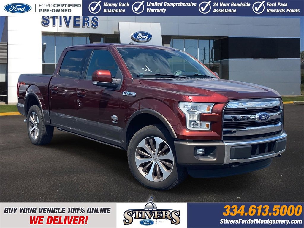 Certified 2016 Ford F150 King Ranch w/ Equipment Group 601A Luxury