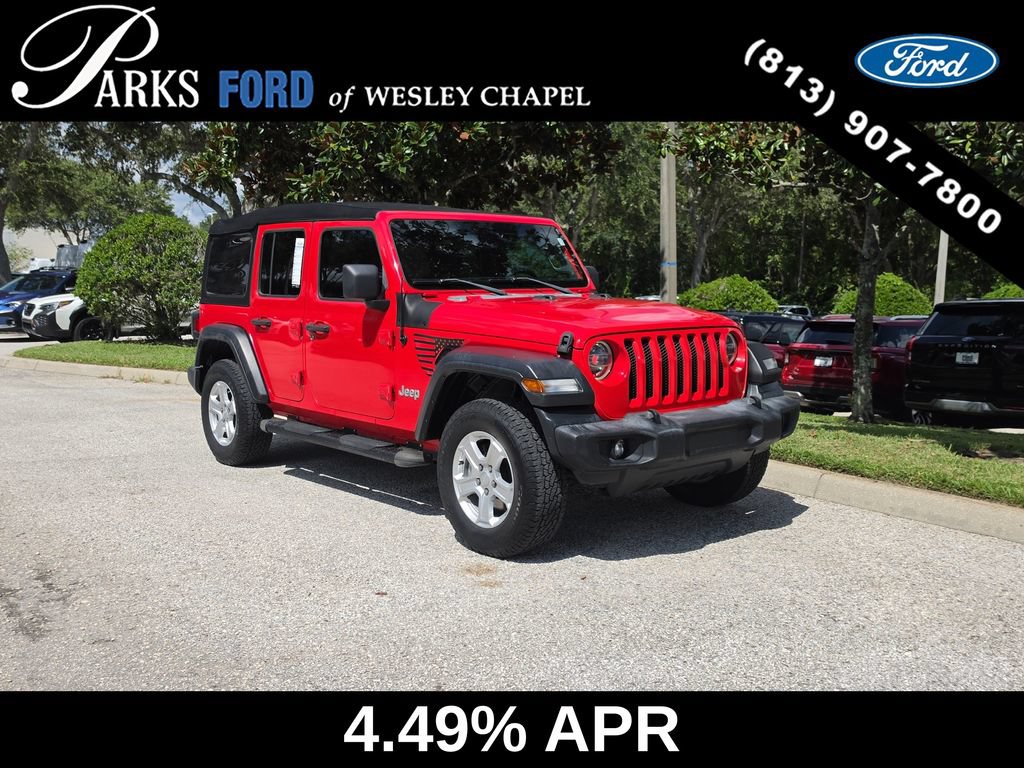 Used 2020 Jeep Wrangler Unlimited Sport S AWD/4WD image 1