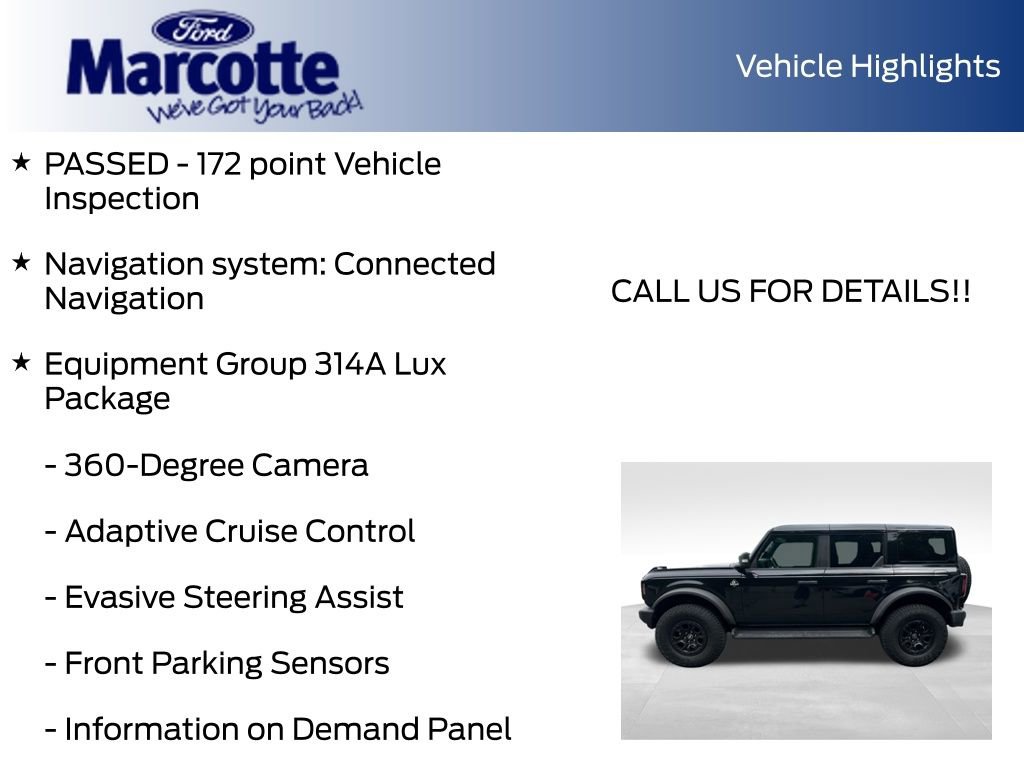 Certified 2025 Ford Bronco Outer Banks w/ Sasquatch Package AWD/4WD image 11