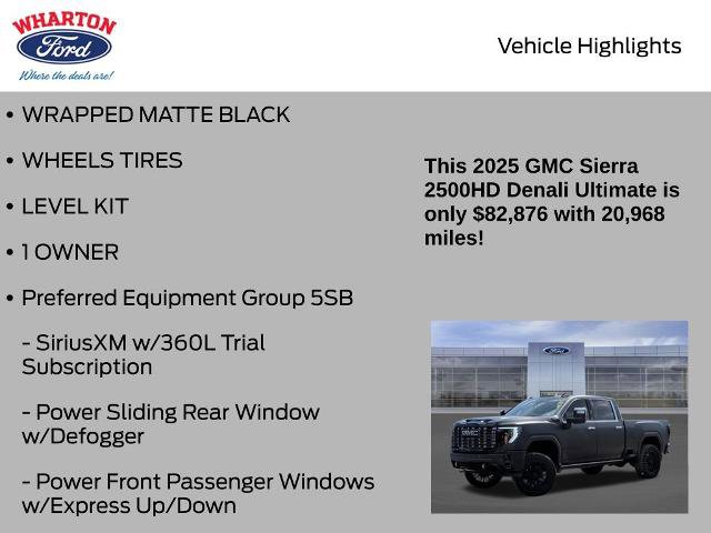 Used 2025 GMC Sierra 2500 Denali Ultimate AWD/4WD image 6