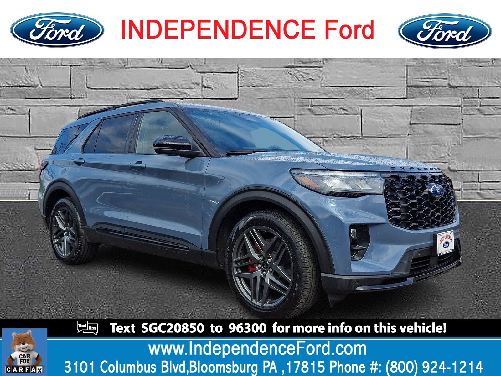 Certified 2025 Ford Explorer ST AWD/4WD image 1