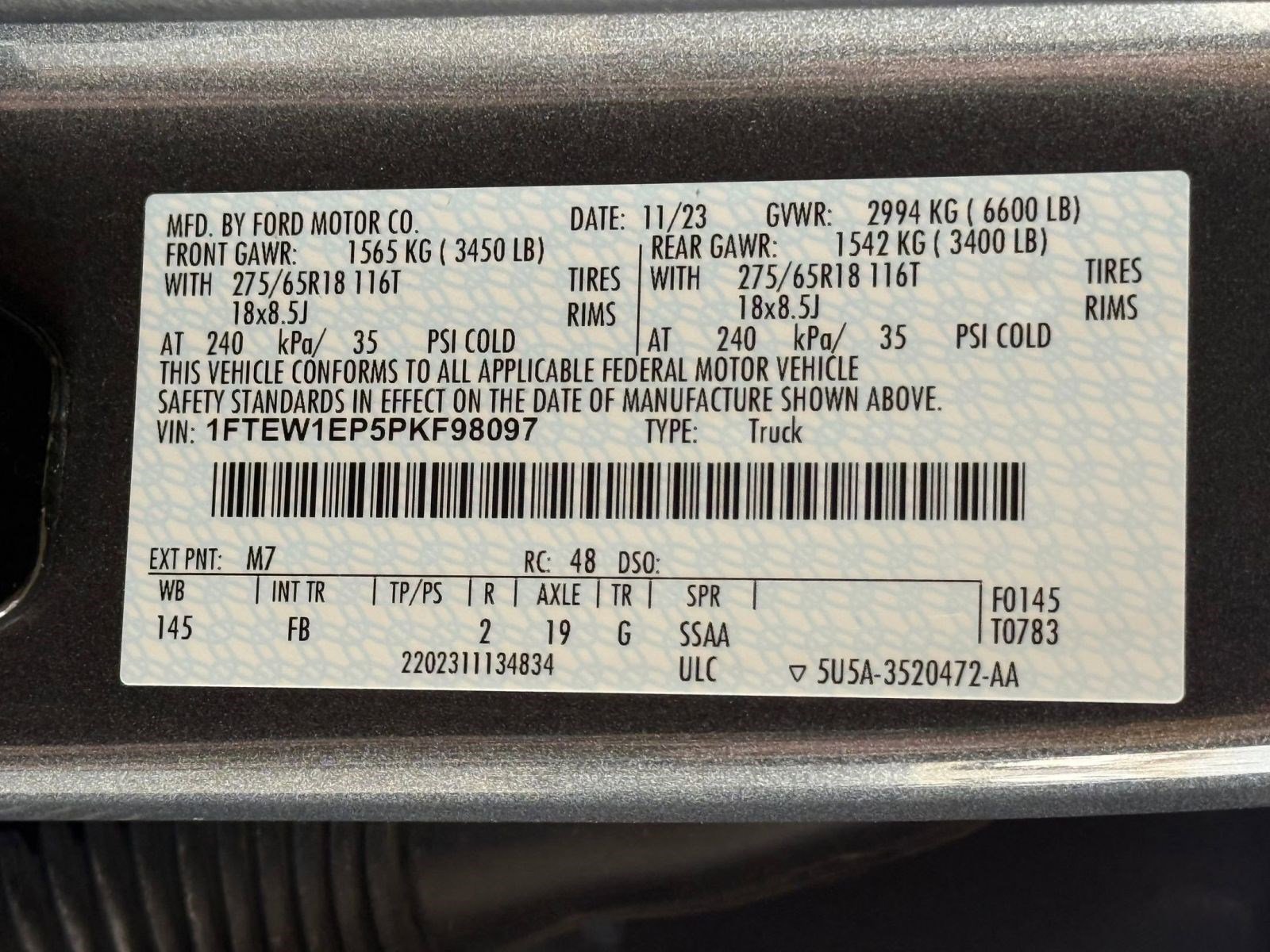 Certified 2023 Ford F150 XLT w/ Equipment Group 302A High image 23