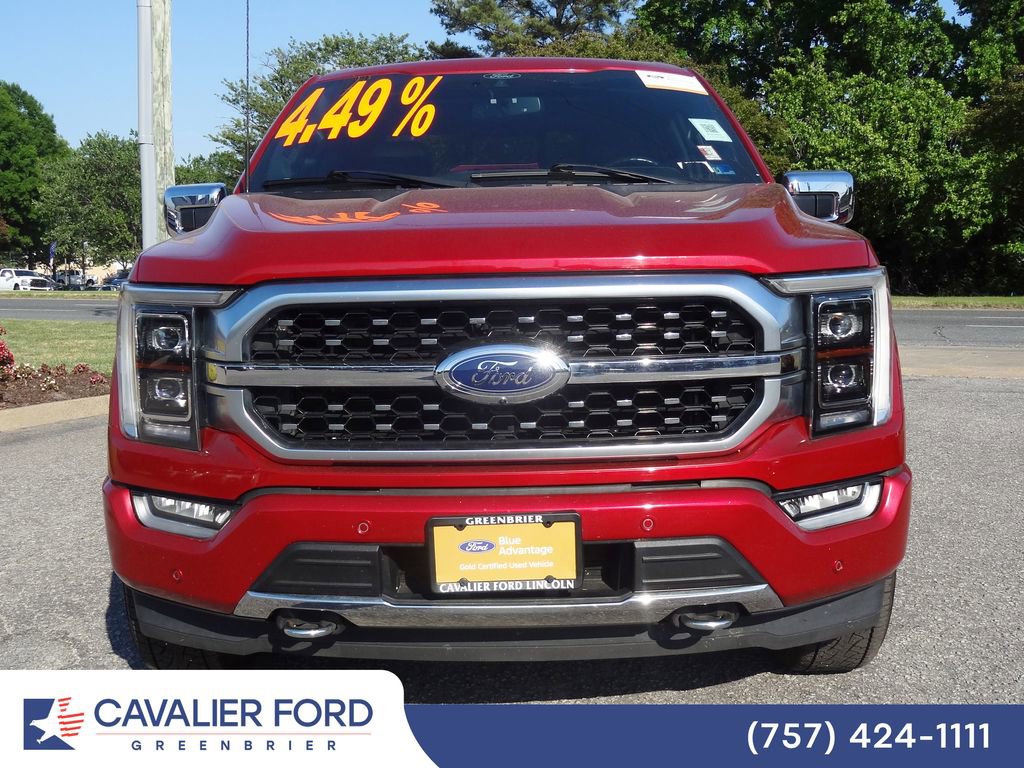 Certified 2021 Ford F150 Platinum w/ Equipment Group 701A High AWD/4WD image 5