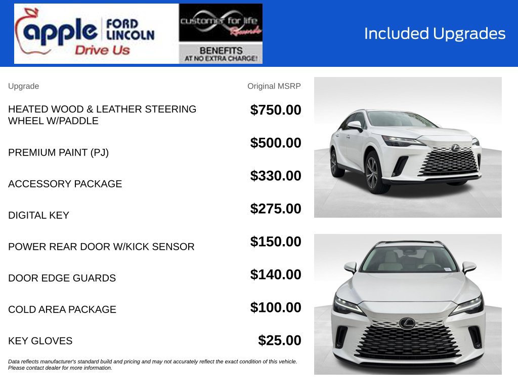 Used 2023 Lexus RX 350 Premium w/ Accessory Package AWD/4WD image 4