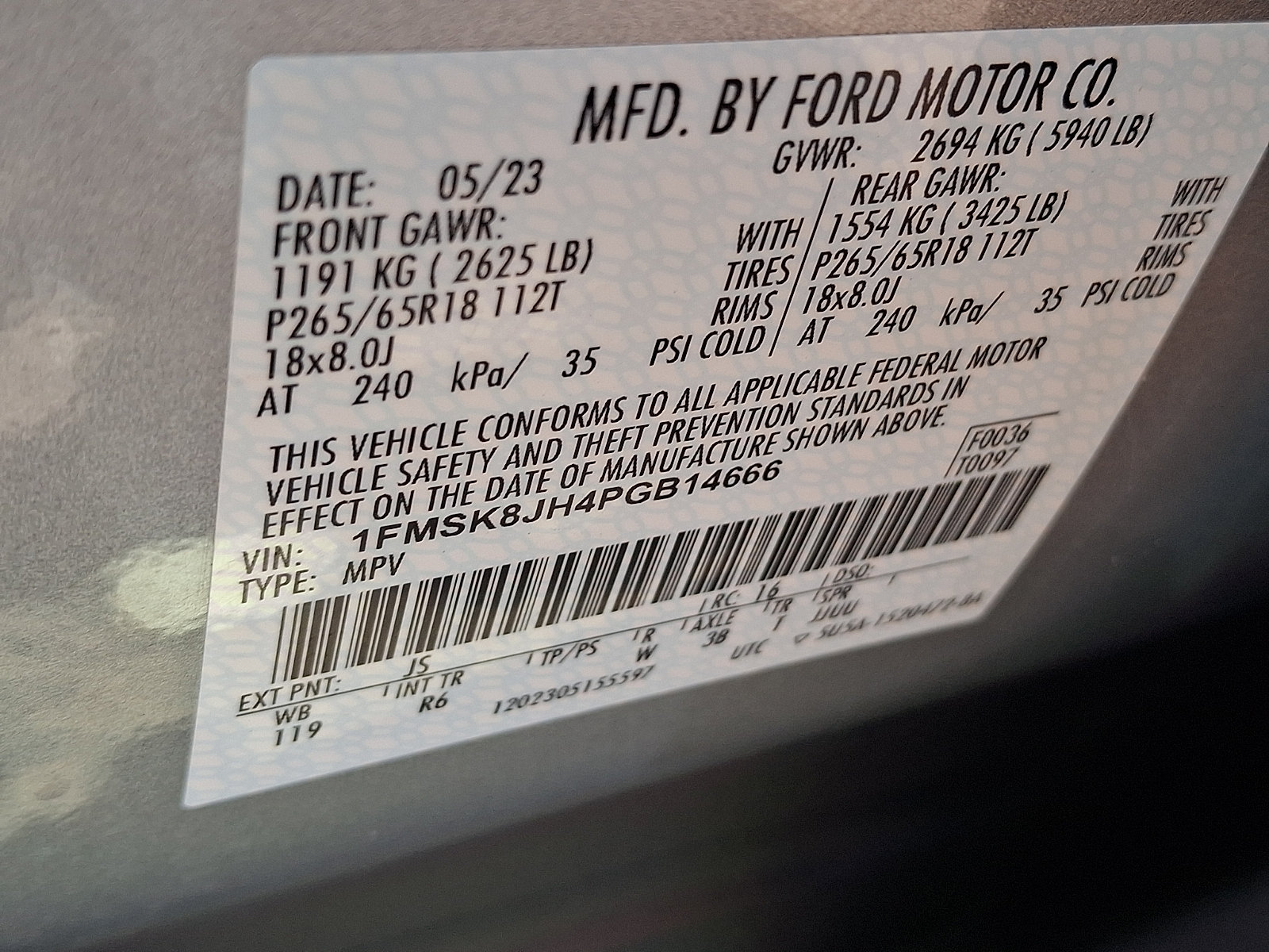 Certified 2023 Ford Explorer Timberline AWD/4WD image 27