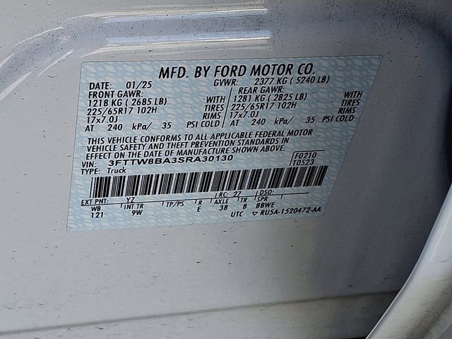 Certified 2025 Ford Maverick XL w/ Equipment Group 102A image 28