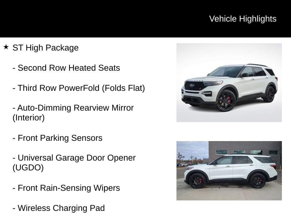 Certified 2023 Ford Explorer ST w/ Equipment Group 401A image 21