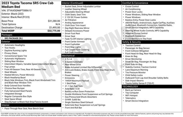 Used 2023 Toyota Tacoma SR5 RWD image 38