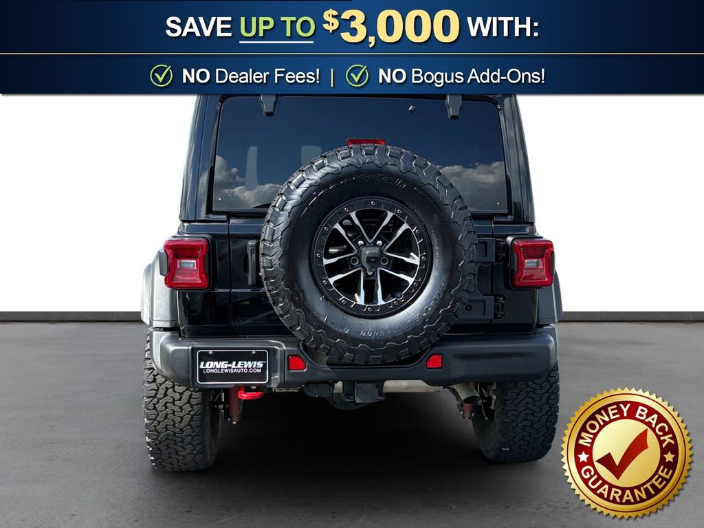 Used 2024 Jeep Wrangler Unlimited Rubicon w/ XTREMEE 35" Tire Package AWD/4WD image 5