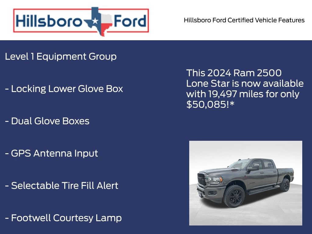 Used 2024 RAM 2500 Lone Star w/ Night Edition AWD/4WD image 9
