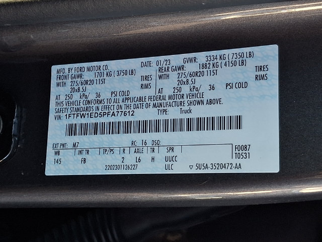 Certified 2023 Ford F150 XLT w/ Equipment Group 302A High AWD/4WD image 27
