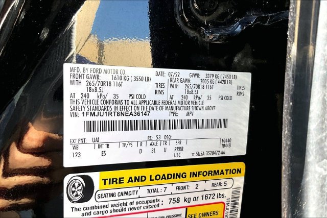 Certified 2022 Ford Expedition Timberline AWD/4WD image 19