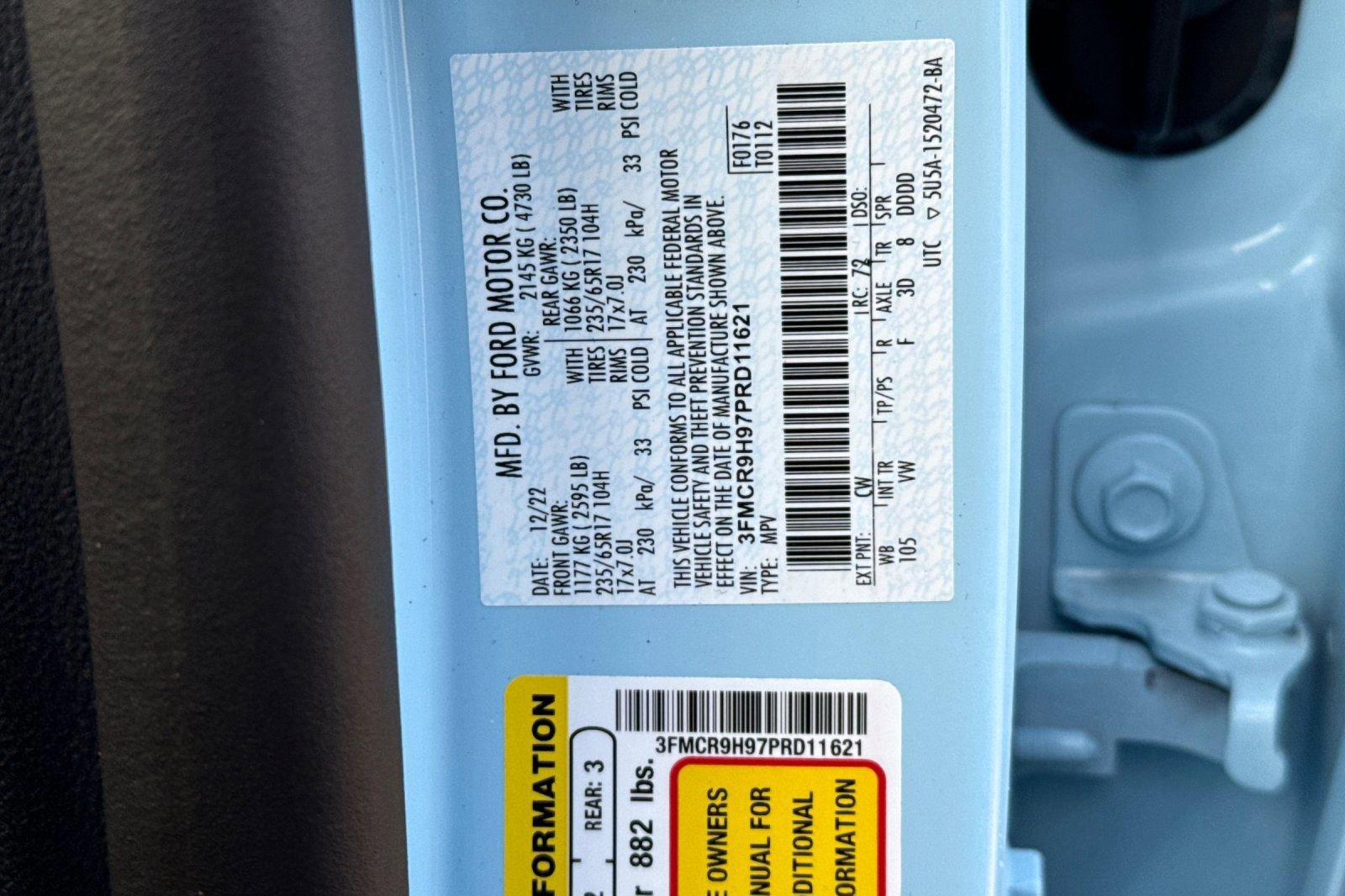 Certified 2023 Ford Bronco Sport Heritage Limited image 29