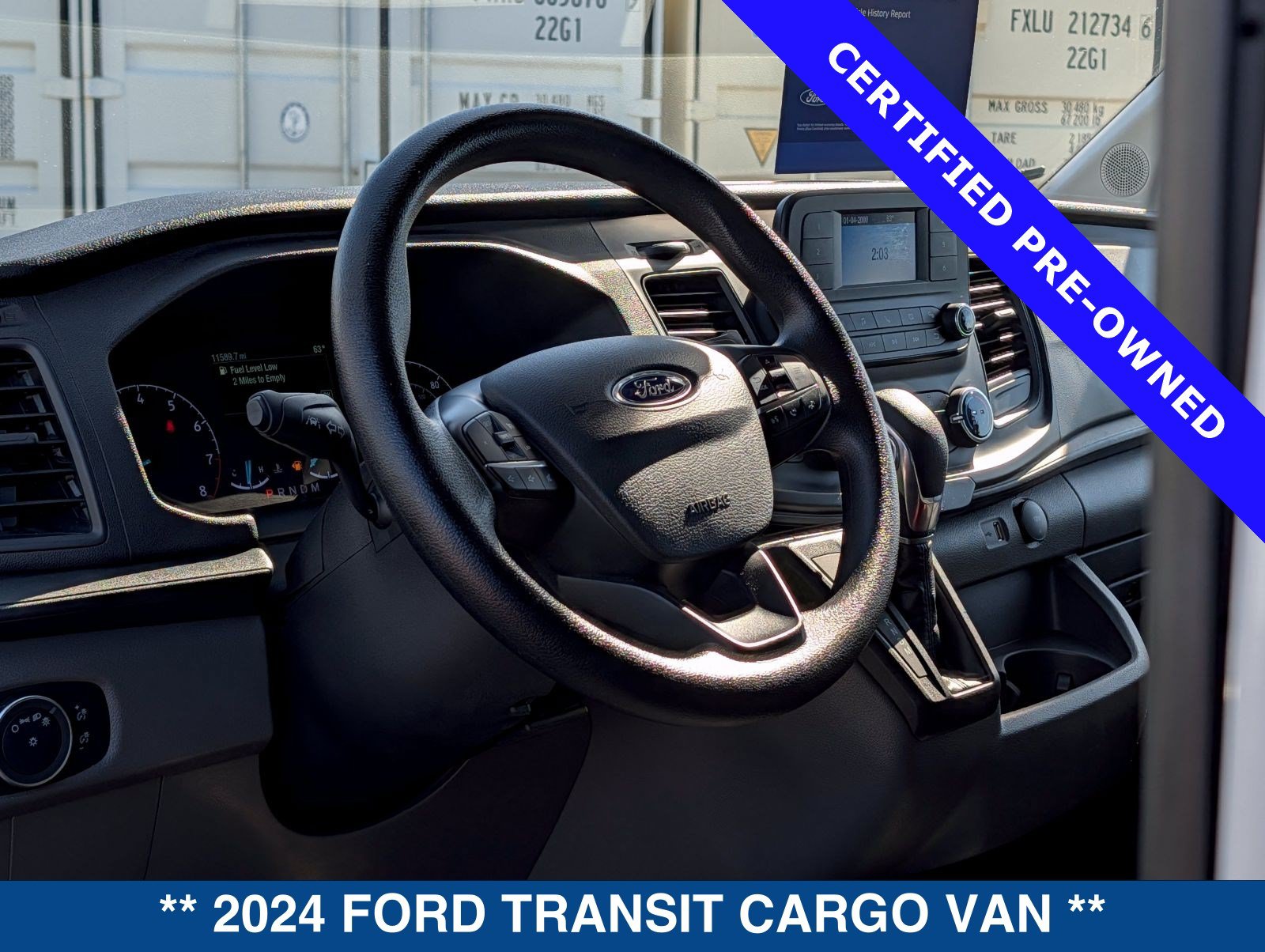 Certified 2024 Ford Transit 250 Low Roof w/ Exterior Upgrade Package RWD image 21