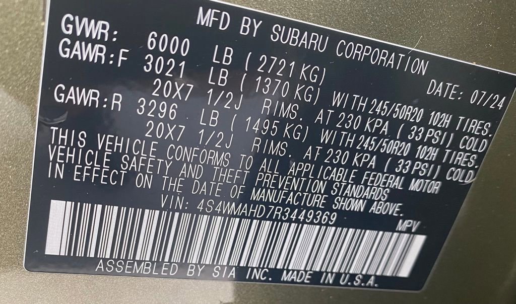 Used 2024 Subaru Ascent Onyx Edition image 33