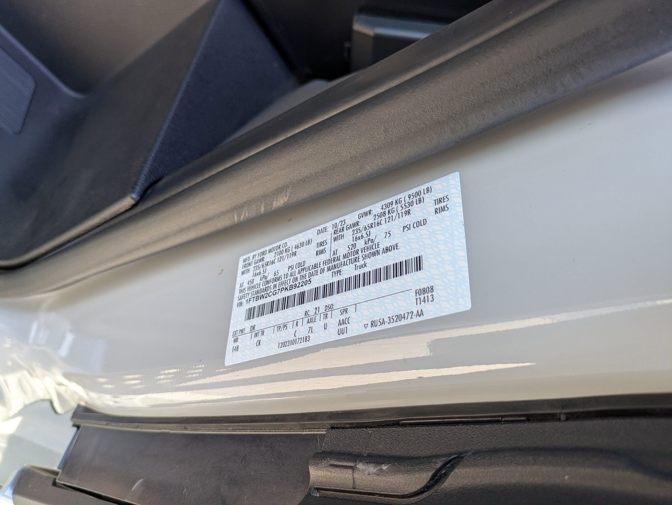 Certified 2023 Ford Transit 350 Medium Roof AWD w/ Transit Trail Package image 36